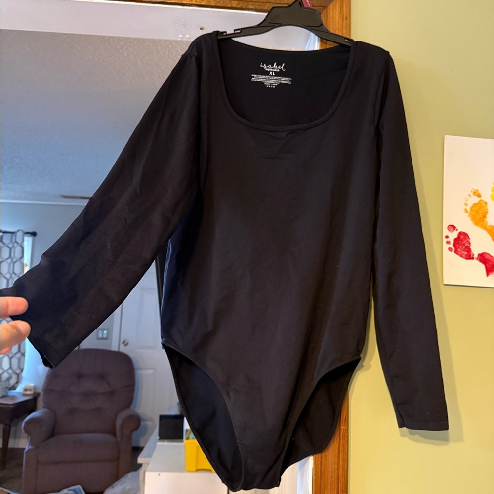 Isabel Maternity by Ingrid & Isabel Black Bodysuit